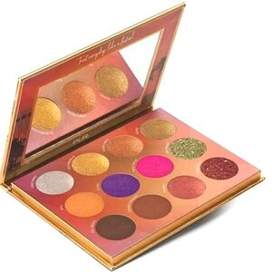 NEW Pur Makeup Festival 12 Shade Pressed Pigment Palette Eyeshadow Glitter NIB
